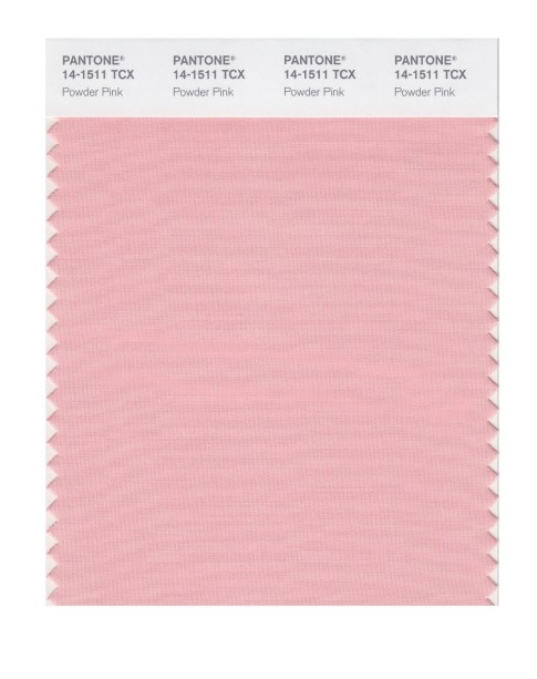 Pantone 14-1511 TCX Swatch Card Powder Pink