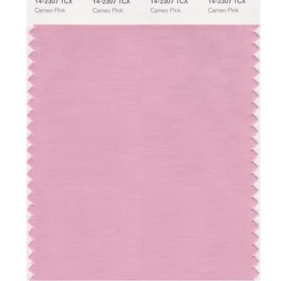 Pantone 14-2307 TCX Swatch Card Cameo Pink