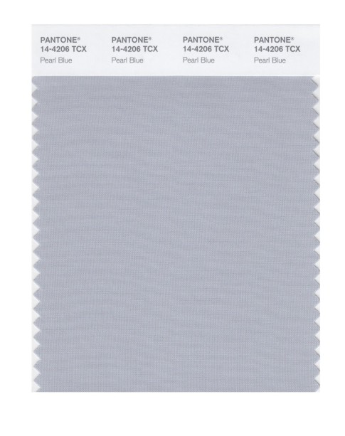 Pantone 14-4206 TCX Swatch Card Pearl Blue