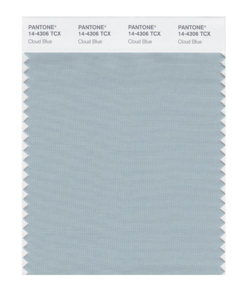 Pantone 14-4306 TCX Swatch Card Cloud Blue