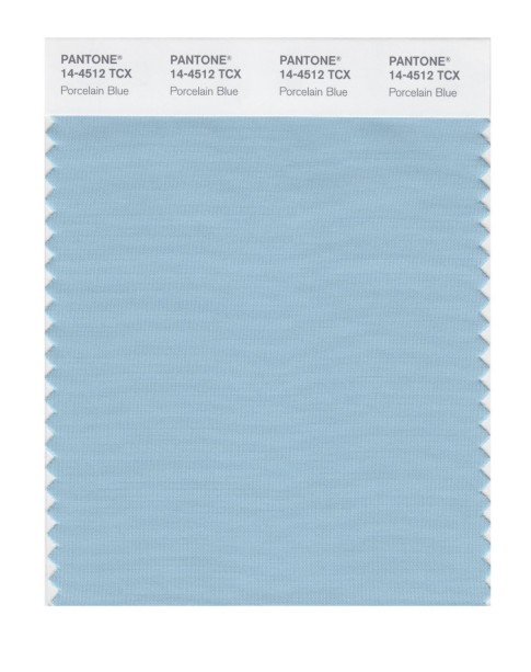 Pantone 14-4512 TCX Swatch Card Porcelain Blue