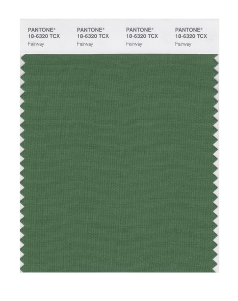 Pantone 18-6320 TCX Swatch Card Fairway