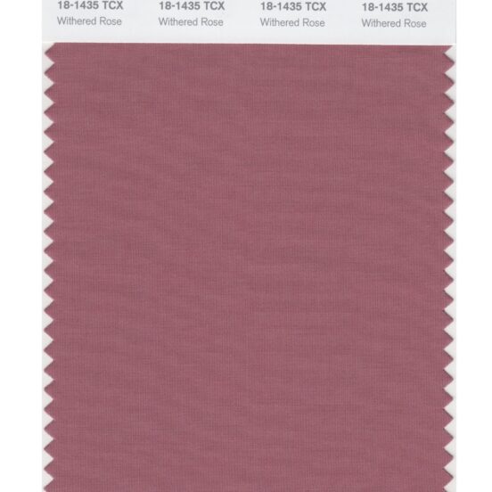 Pantone 18-1435 TCX Swatch Card Withered Rose