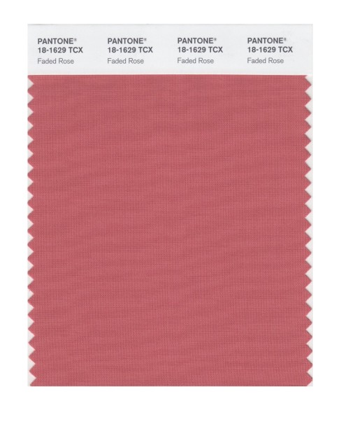Pantone 18-1629 TCX Swatch Card Faded Rose