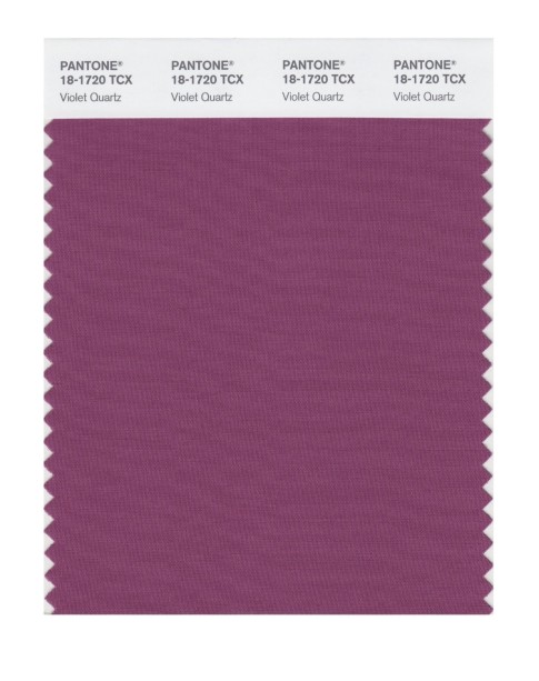 Pantone 18-1720 TCX Swatch Card Violet Quartz
