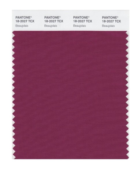 Pantone 18-2027 TCX Swatch Card Beaujolais