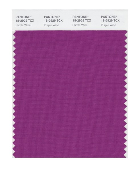 Pantone 18-2929 TCX Swatch Card Purple Wine