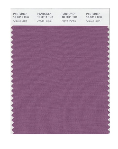 Pantone 18-3011 TCX Swatch Card Argyle Purple
