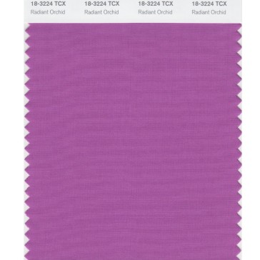 Pantone 18-3224 TCX Swatch Card Radiant Orchid