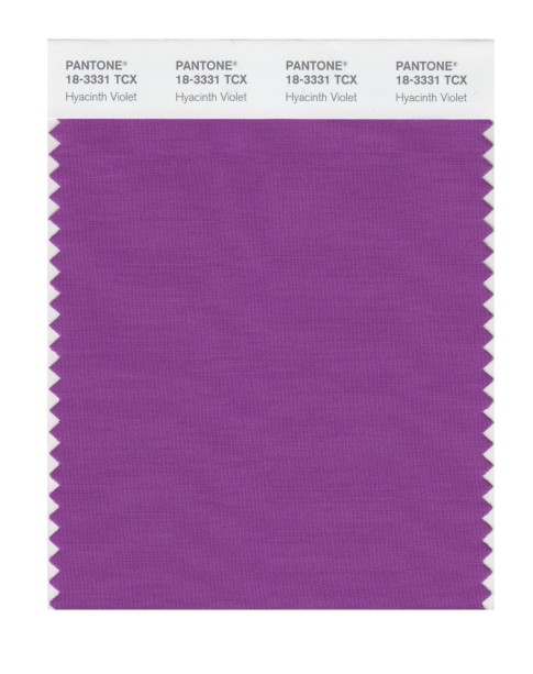 Pantone 18-3331 TCX Swatch Card Hyacinth Violet