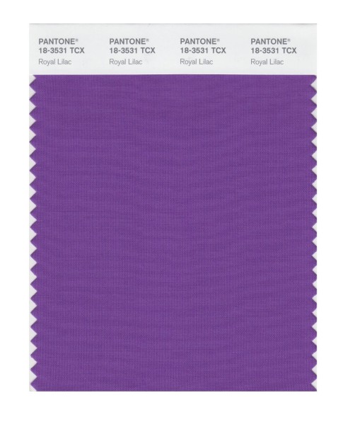 Pantone 18-3531 TCX Swatch Card Royal Lilac
