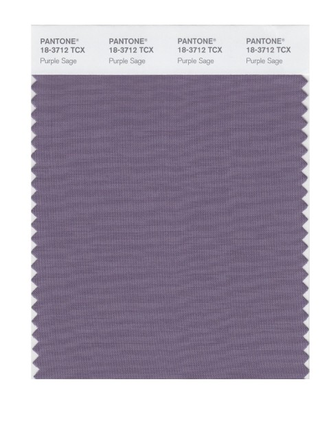 Pantone 18-3712 TCX Swatch Card Purple Sage