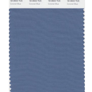 Pantone 18-3922 TCX Swatch Card Coronet Blue