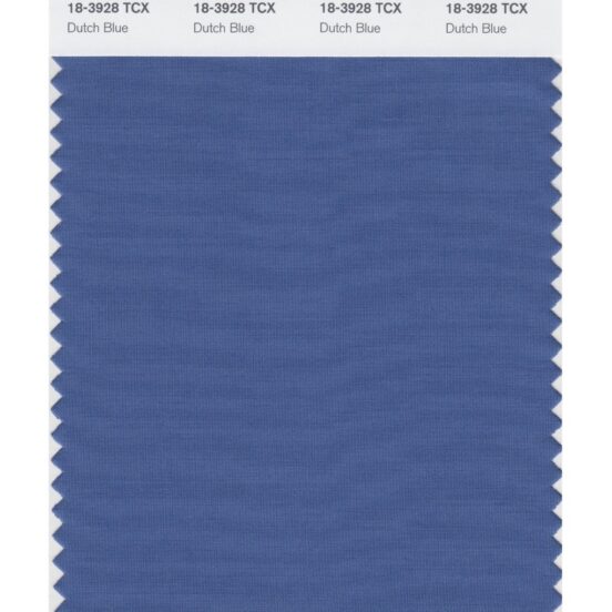 Pantone 18-3928 TCX Swatch Card Dutch Blue