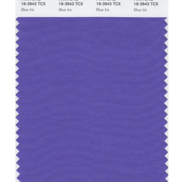 Pantone 18-3943 TCX Swatch Card Blue Iris