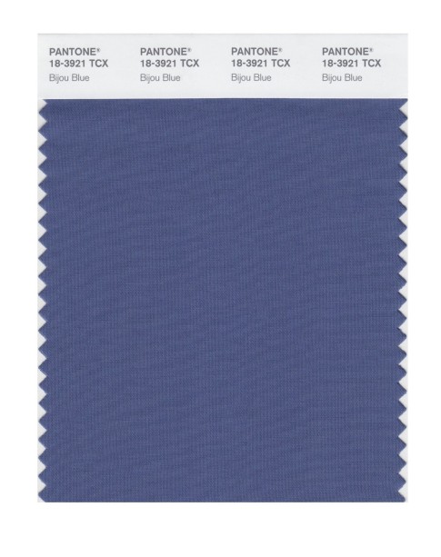 Pantone 18-3921 TCX Swatch Card Bijou Blue