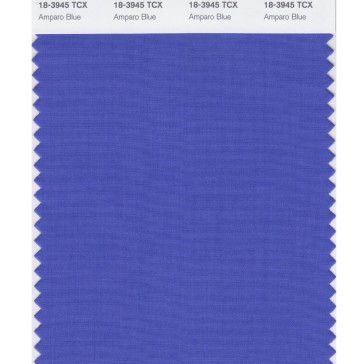 Pantone 18-3945 TCX Swatch Card Amparo Blue