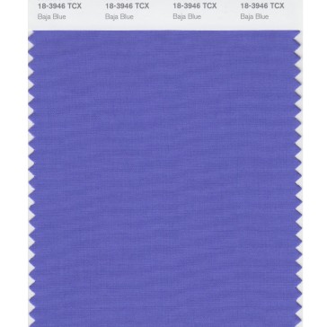Pantone 18-3946 TCX Swatch Card Baja Blue