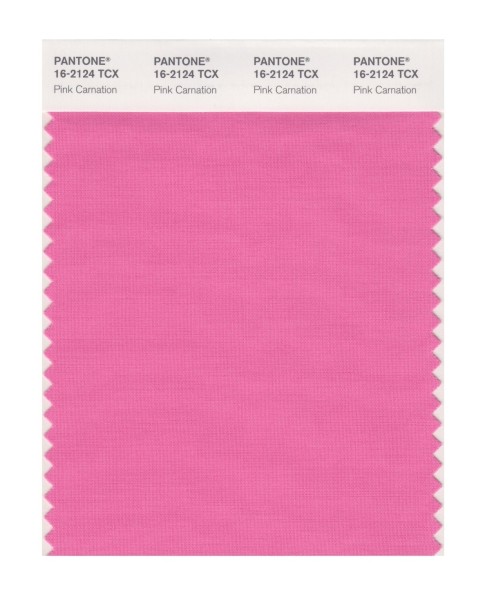 Pantone 16-2124 TCX Swatch Card Pink Carnation