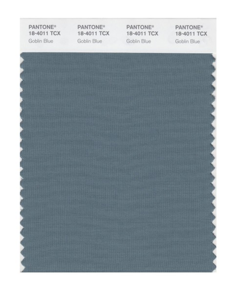 Pantone 18-4011 TCX Swatch Card Goblin Blue