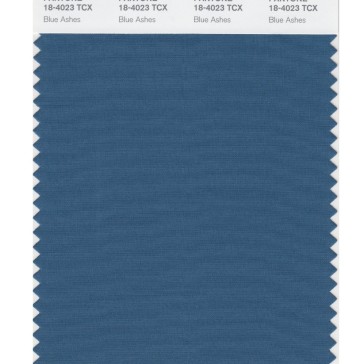 Pantone 18-4023 TCX Swatch Card Blue Ashes