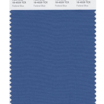 Pantone 18-4029 TCX Swatch Card Federal Blue