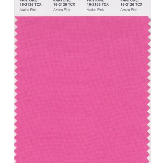Pantone 16-2126 TCX Swatch Card Azalea Pink