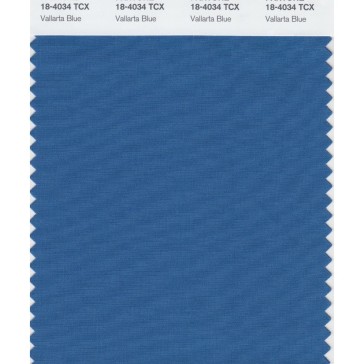 Pantone 18-4034 TCX Swatch Card Vallarta Blue