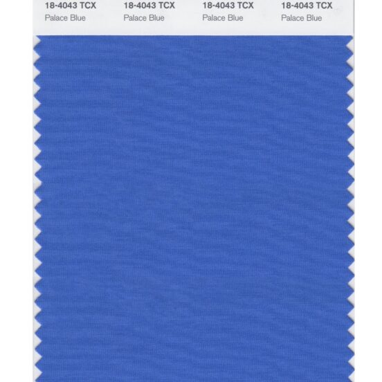Pantone 18-4043 TCX Swatch Card Palace Blue