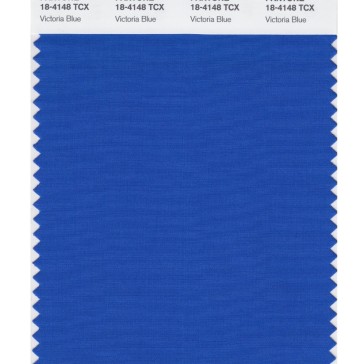 Pantone 18-4148 TCX Swatch Card Victoria Blue