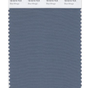 Pantone 18-4215 TCX Swatch Card Blue Mirage