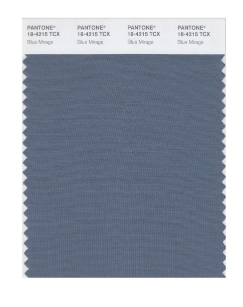Pantone 18-4215 TCX Swatch Card Blue Mirage