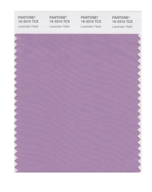 Pantone 16-3310 TCX Swatch Card Lavender Herb