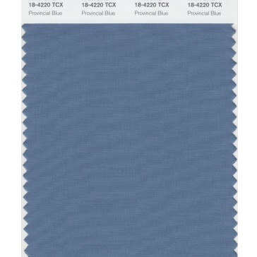 Pantone 18-4220 TCX Swatch Card Provincial Blue