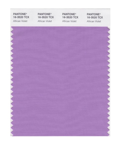 Pantone 16-3520 TCX Swatch Card African Violet