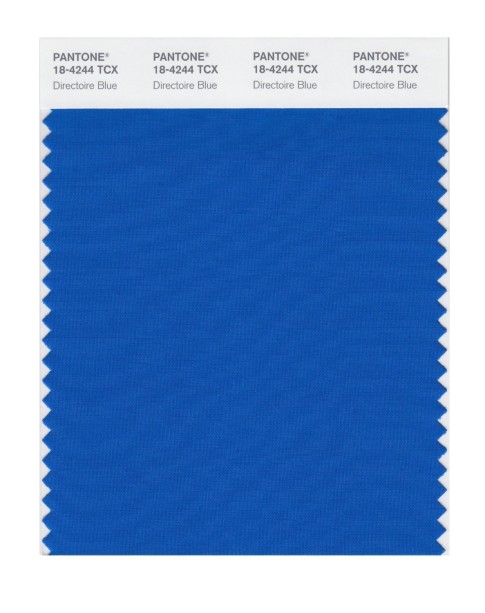 Pantone 18-4244 TCX Swatch Card Directoire Blue
