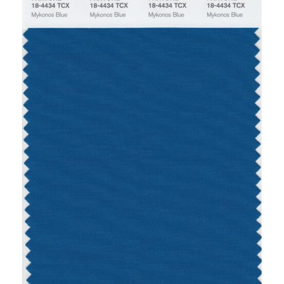 Pantone 18-4434 TCX Swatch Card Mykonos Blue