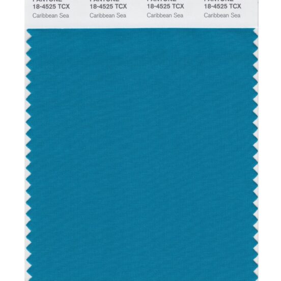 Pantone 18-4525 TCX Swatch Card Caribbean Sea