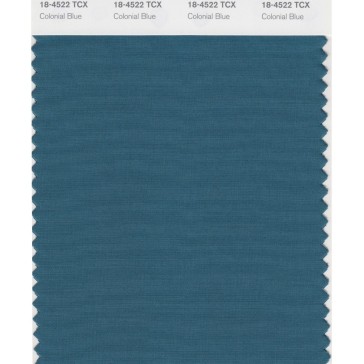 Pantone 18-4522 TCX Swatch Card Colonial Blue