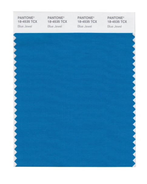 Pantone 18-4535 TCX Swatch Card Blue Jewel