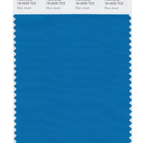 Pantone 18-4535 TCX Swatch Card Blue Jewel