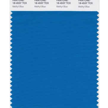 Pantone 18-4537 TCX Swatch Card Methyl Blue