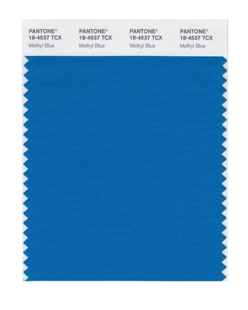 Pantone 18-4537 TCX Swatch Card Methyl Blue
