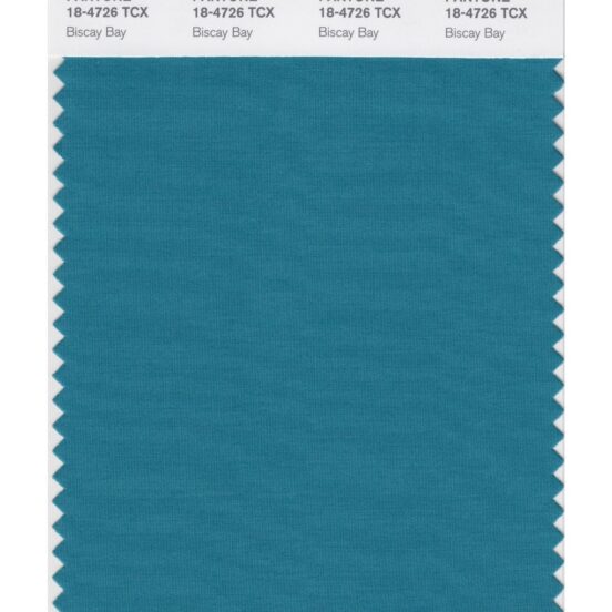 Pantone 18-4726 TCX Swatch Card Biscay Bay