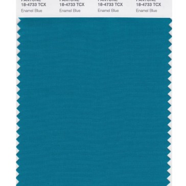 Pantone 18-4733 TCX Swatch Card Enamel Blue