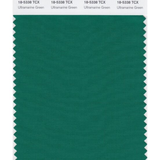 Pantone 18-5338 TCX Swatch Card Ultramrn Green