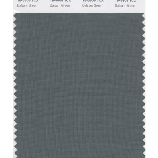 Pantone 18-5606 TCX Swatch Card Balsam Green