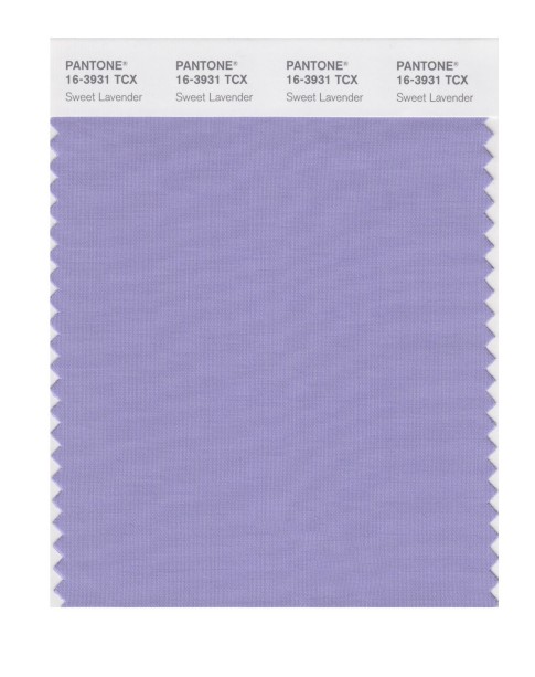 Pantone 16-3931 TCX Swatch Card Sweet Lavender