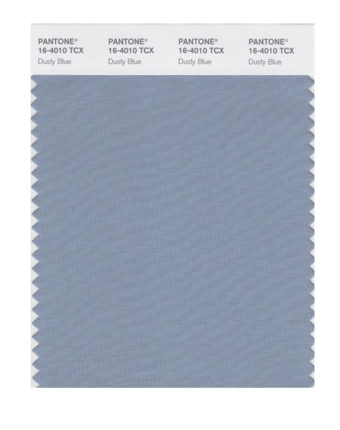 Pantone 16-4010 TCX Swatch Card Dusty Blue