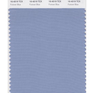Pantone 16-4019 TCX Swatch Card Forever Blue